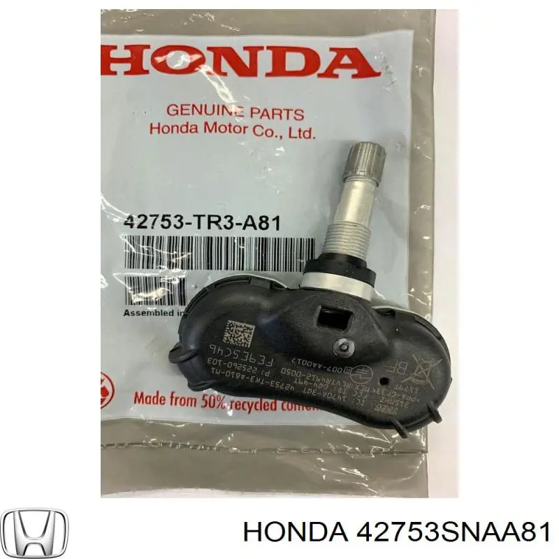Датчик давления воздуха в шинах на Honda Civic X 