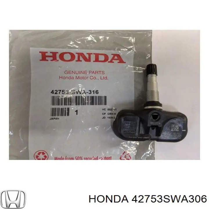  42753SWA306 Honda