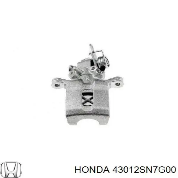 Суппорт тормозной задний правый Honda 43012SN7G00