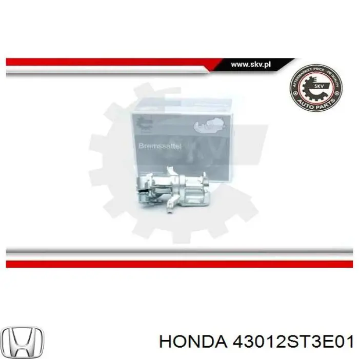 Суппорт задний правый 43012ST3E01 Honda