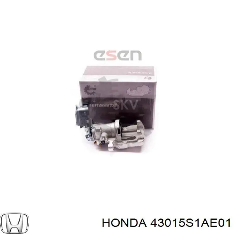 43015S1AE01 Honda скоба тормозного суппорта заднего