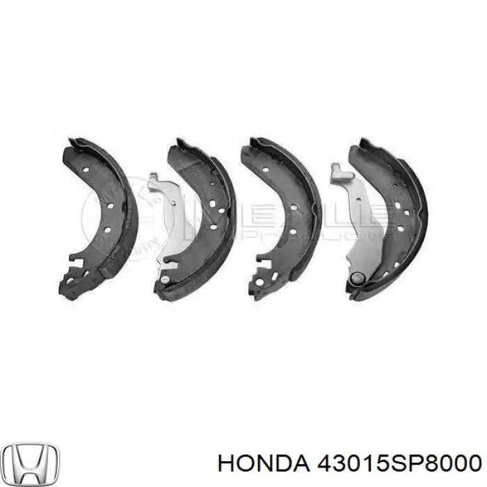 Барабанные колодки Honda 43015SP8000