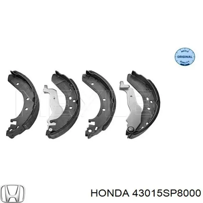 43015SP8000 Honda Барабанные тормозные колодки