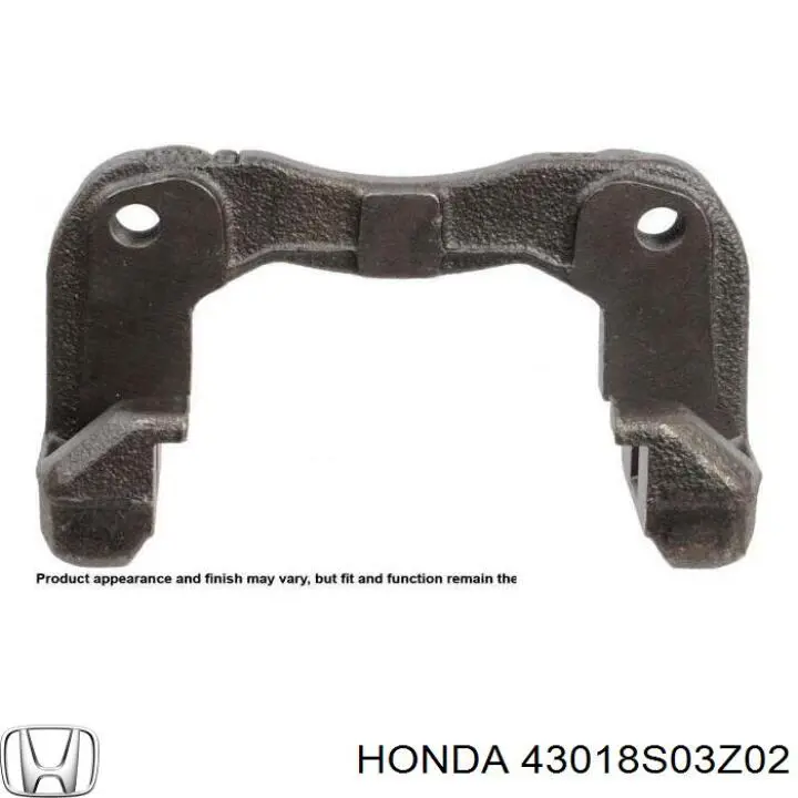 43018S03Z02 Honda суппорт тормозной задний правый