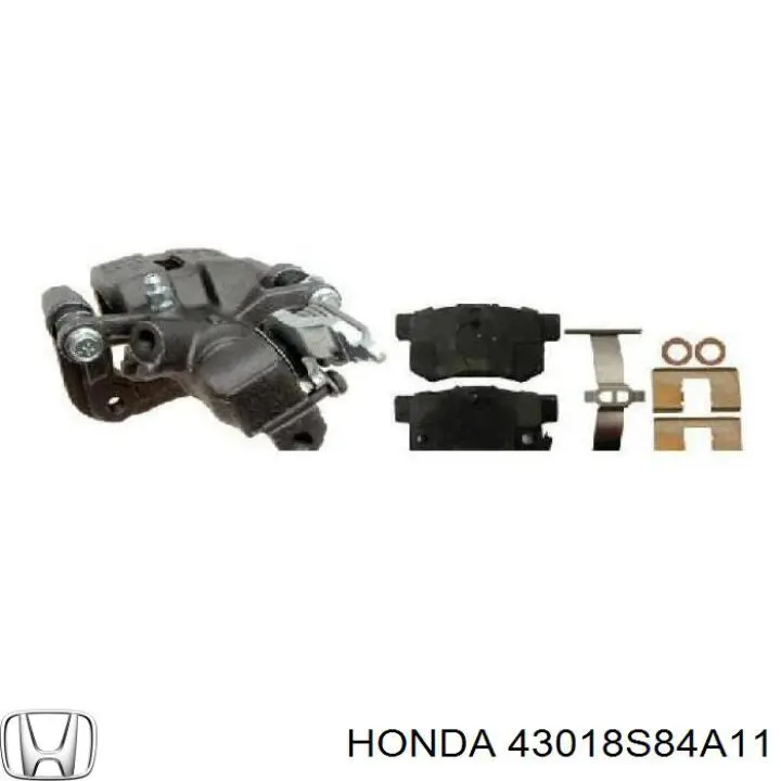 43018S84A11 Honda суппорт тормозной задний правый