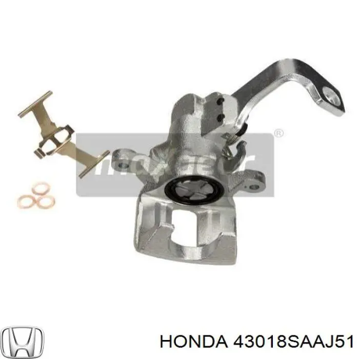 43018SAAJ51 Honda Суппорт тормозной задний правый