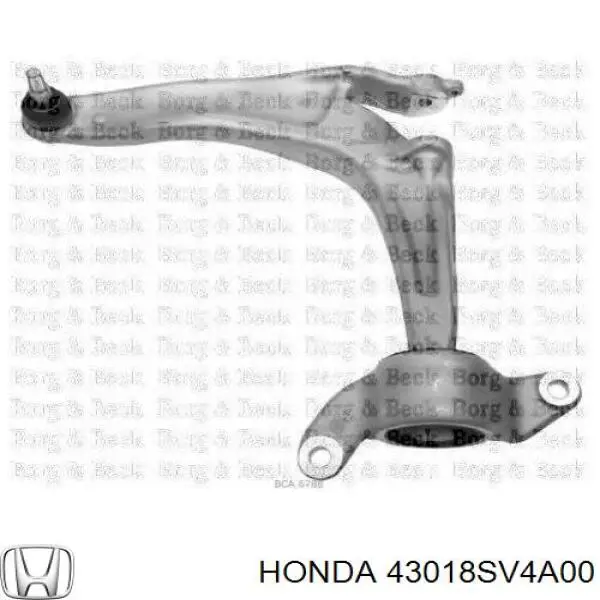 Задний правый суппорт Honda 43018SV4A00