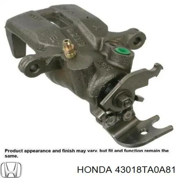 Pinza de freno trasero derecho 43018TA0A81 Honda/Acura