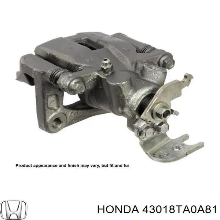 Суппорт тормозной задний правый Honda 43018TA0A81