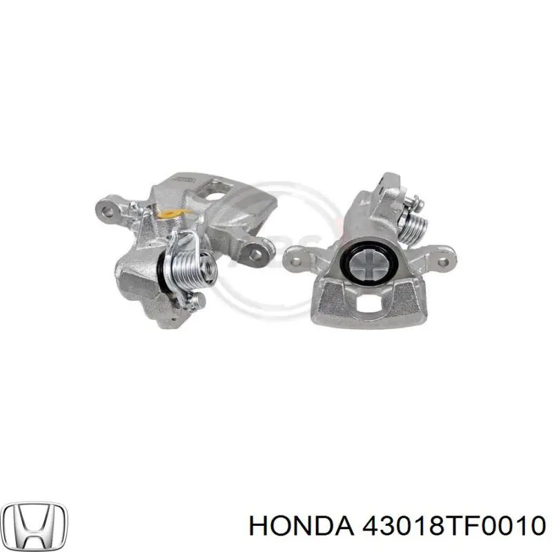 43018TF0010 Honda суппорт тормозной задний правый