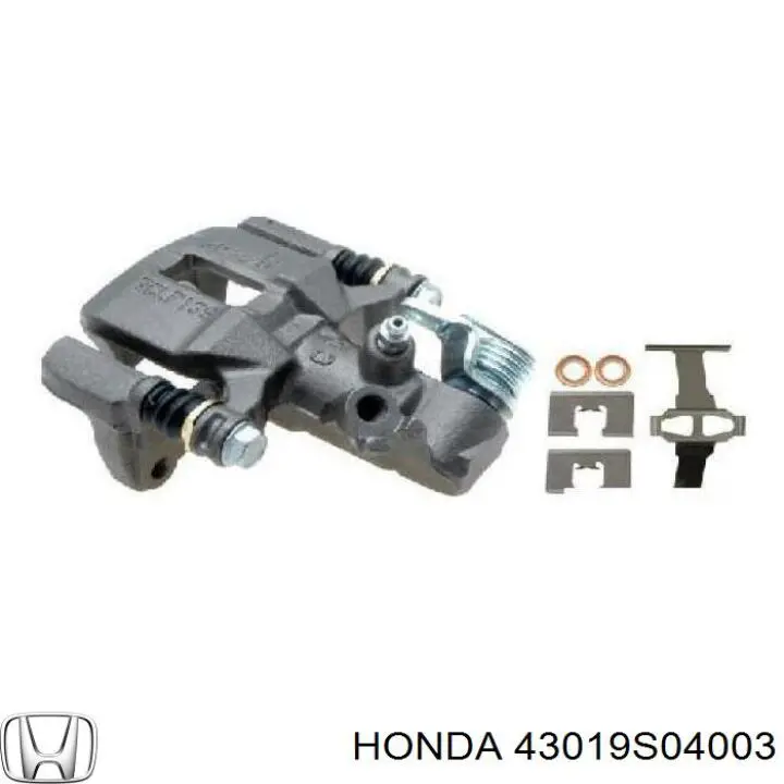 43019S04003 Honda суппорт тормозной задний левый