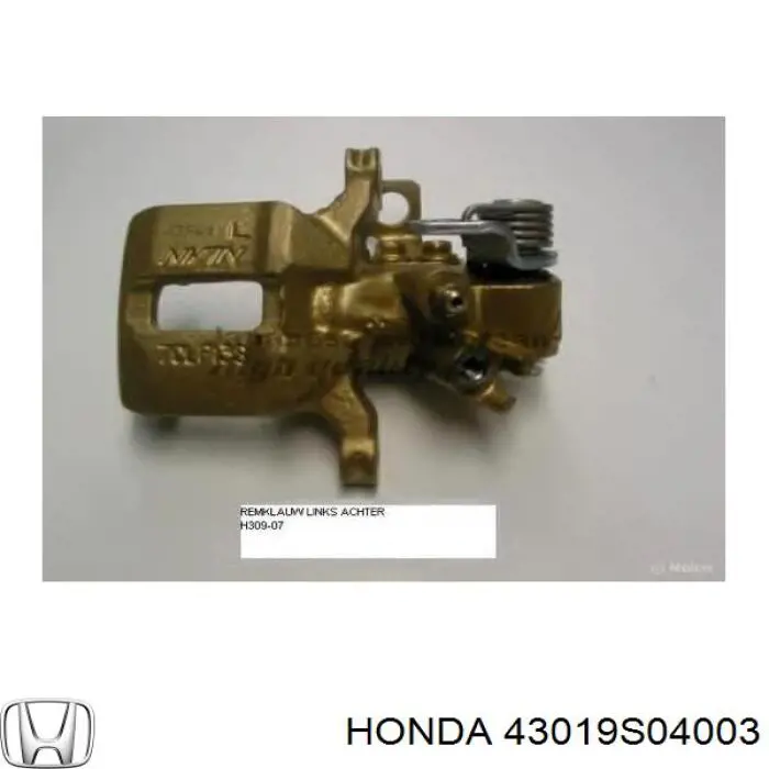 Pinza de freno trasera izquierda 43019S04003 Honda