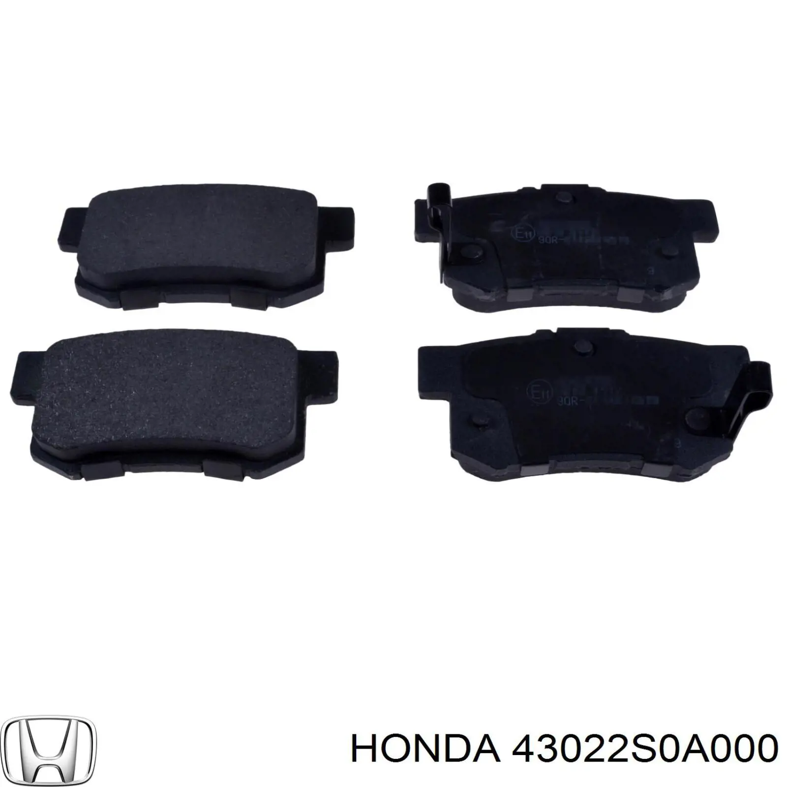 43022S0A000 Honda задние тормозные колодки