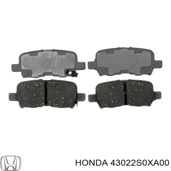 Задние тормозные колодки 43022S0XA00 Honda