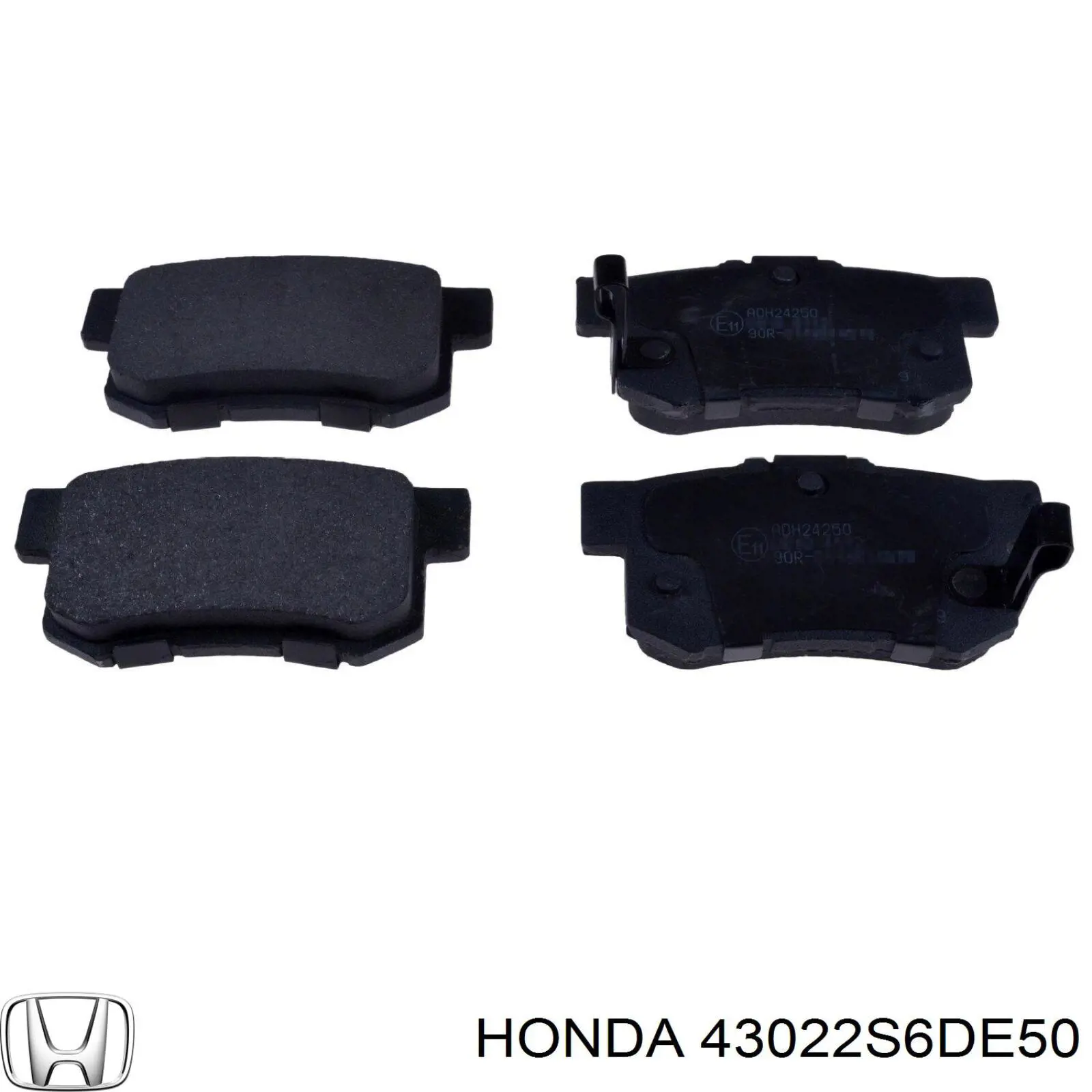 43022S6DE50 Honda задние тормозные колодки