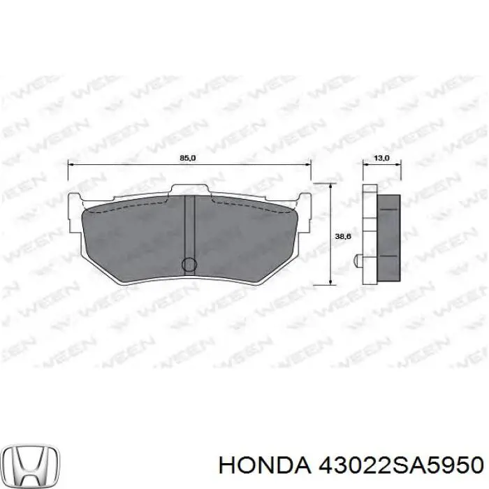 43022SA5950 Honda
