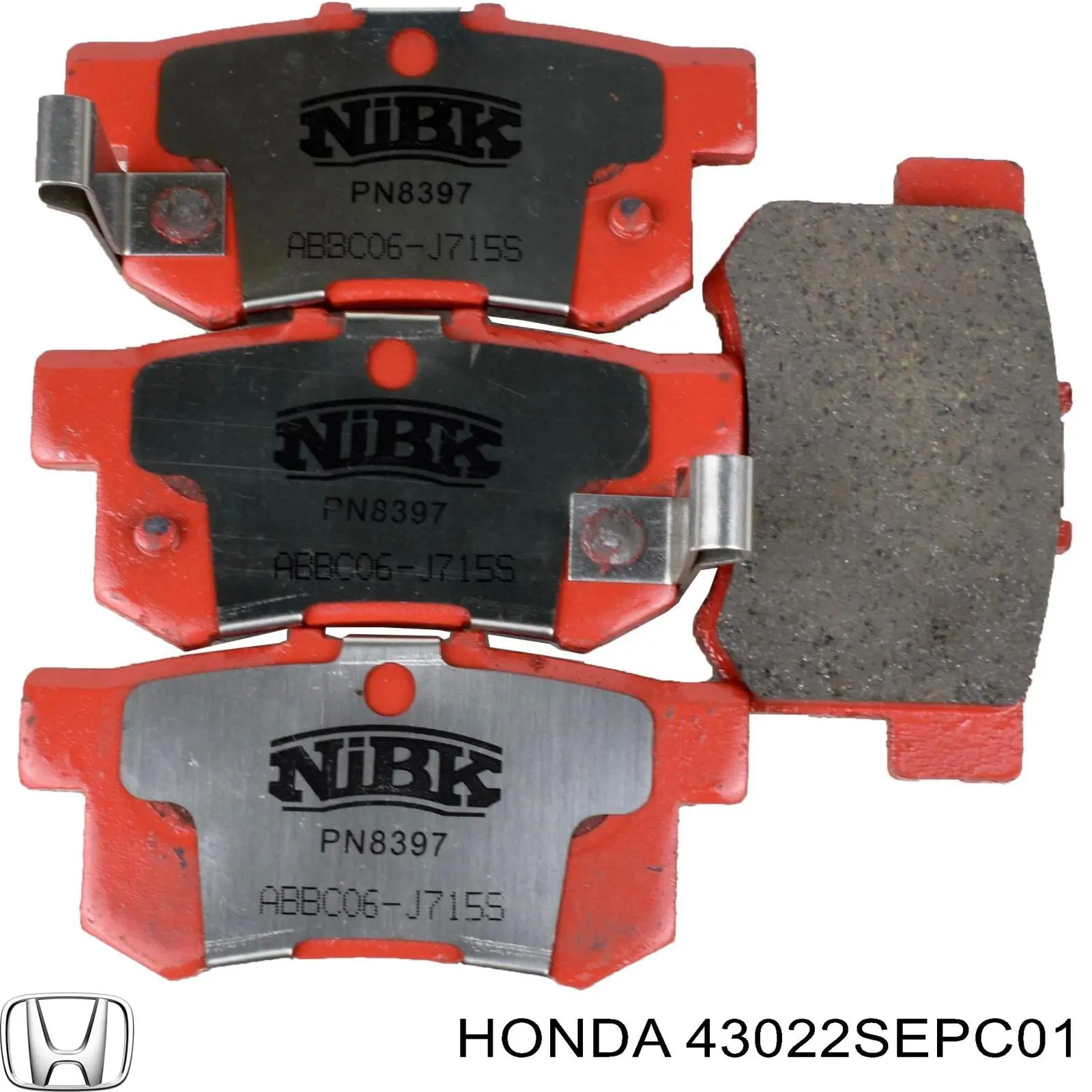 Колодки дисковые  Honda 43022SEPC01 цена, от 22.80 USD