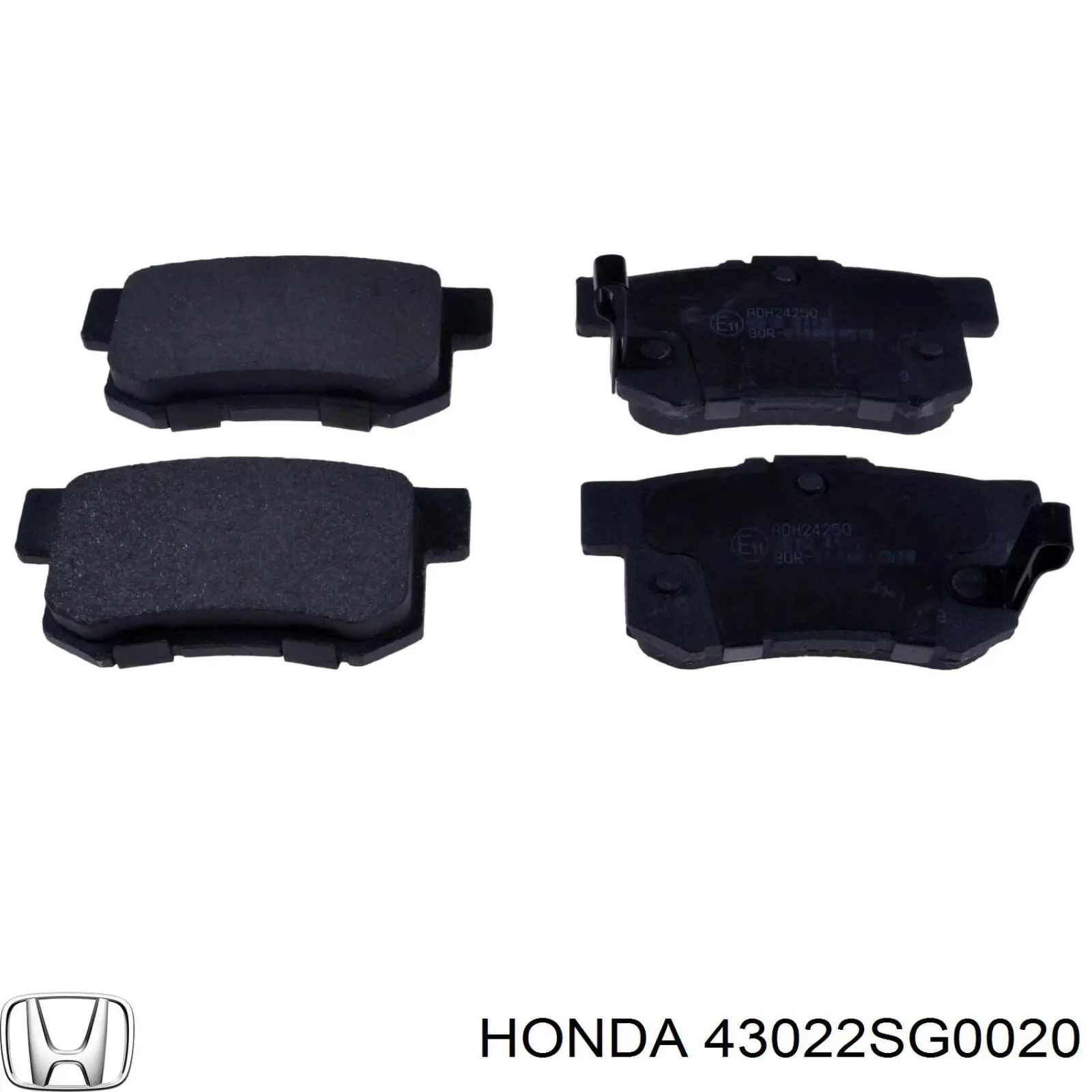43022SG0020 Honda задние тормозные колодки
