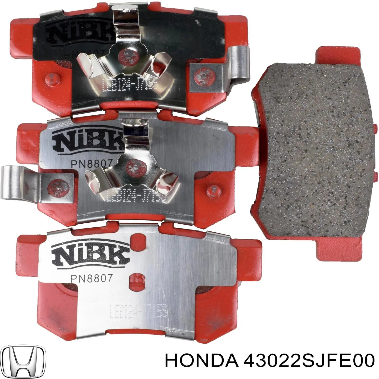 Колодки дисковые  Honda 43022SJFE00 цена, от 17.03 USD