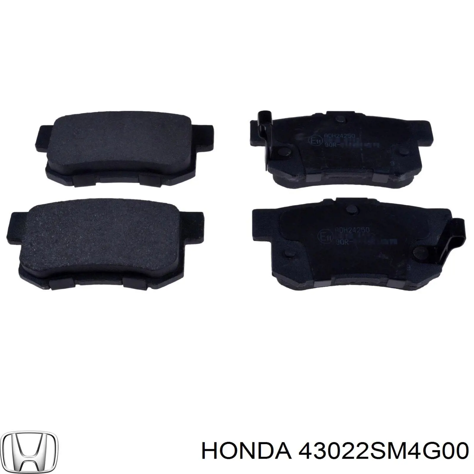 43022SM4G00 Honda задние тормозные колодки