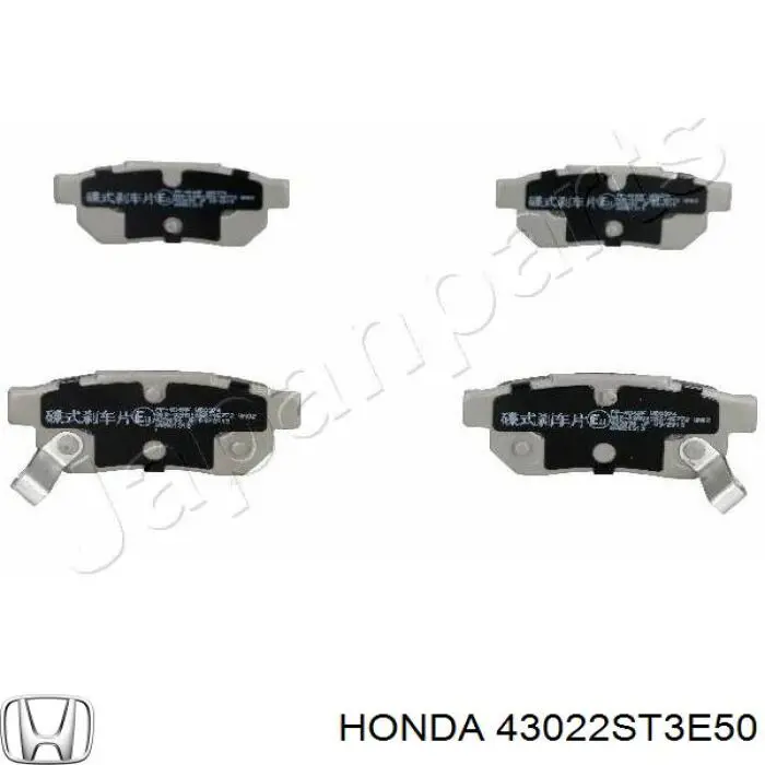 Колодки дисковые  Honda 43022ST3E50 цена, от 11.50 USD