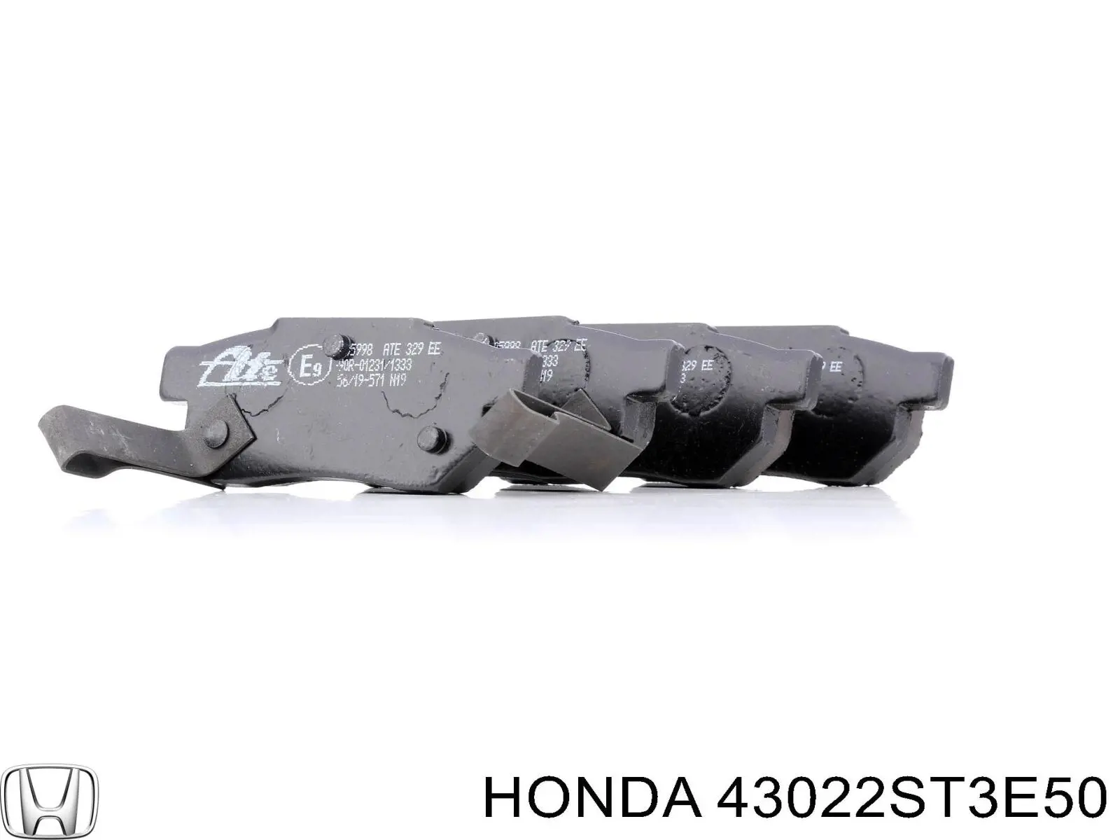 Задние тормозные колодки 43022ST3E50 Honda