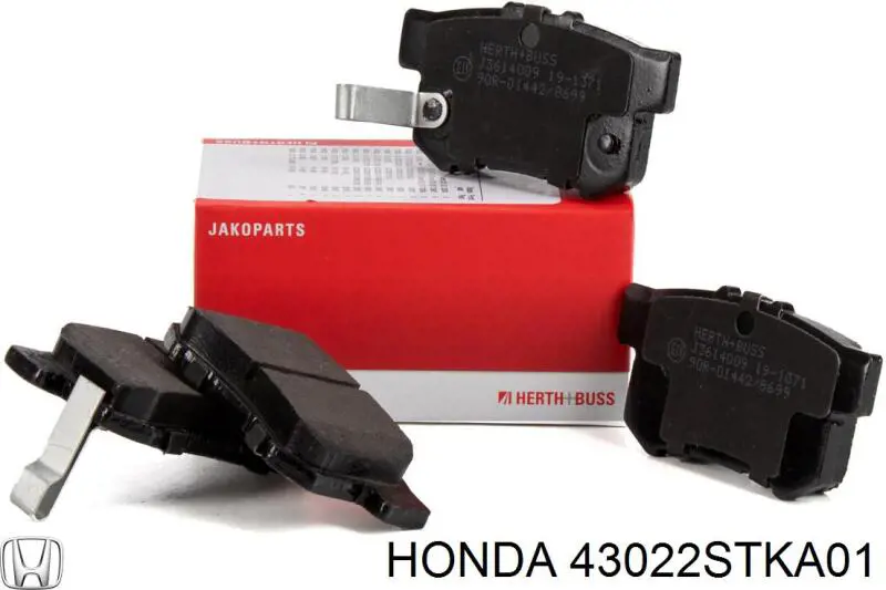 Задние дисковые колодки Honda 43022STKA01