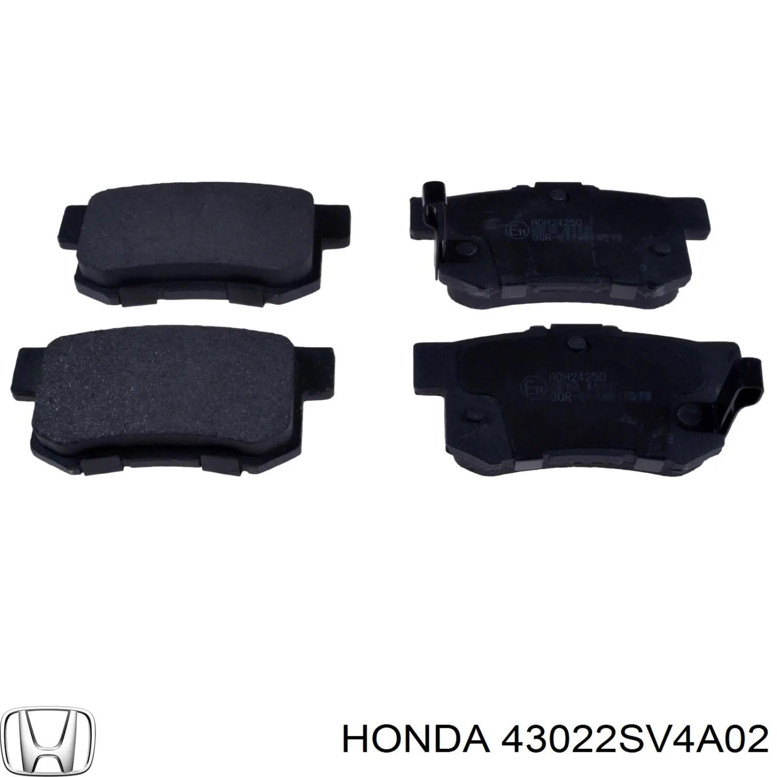 Задние тормозные колодки 43022SV4A02 Honda