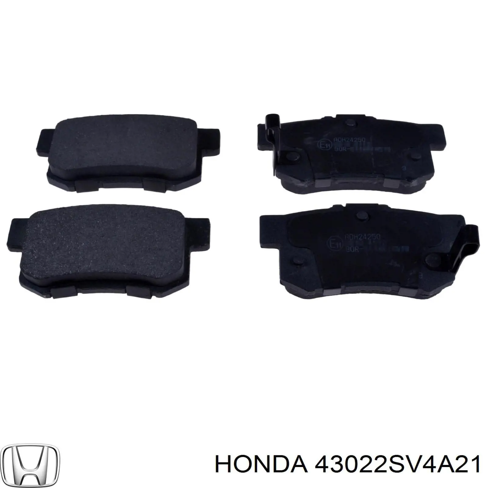 43022SV4A21 Honda колодки тормозные задние дисковые