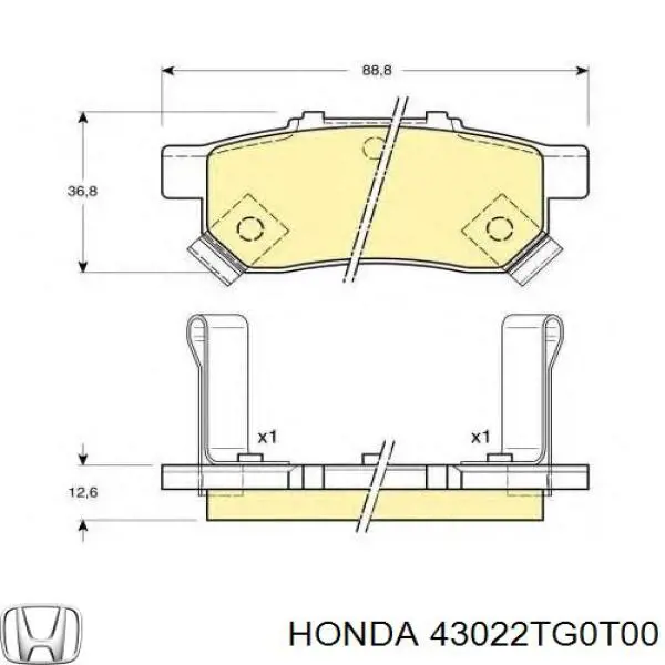 43022TG0T00 Honda