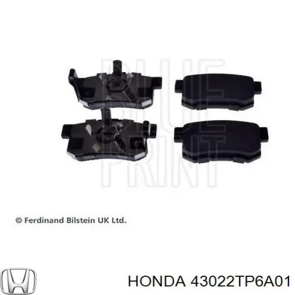 Колодки тормозные (Сзади) Honda Accord 91-16 / Civic 95-12