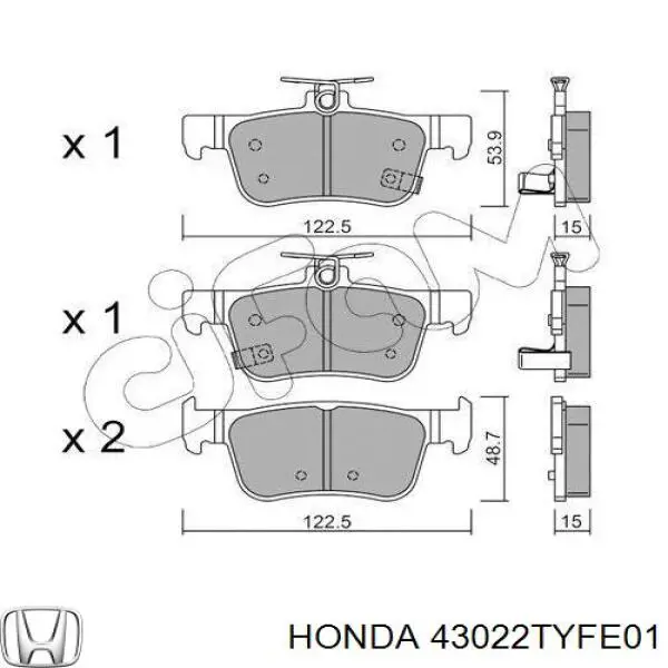 43022TYFE01 Honda