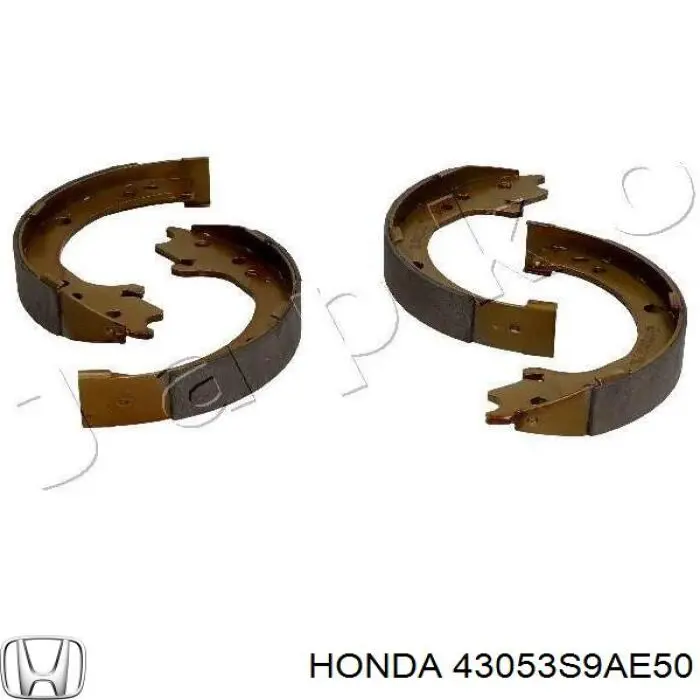 Колодки ручника (стояночного тормоза) Honda 43053S9AE50