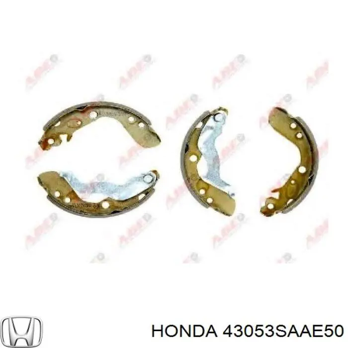 43053SAAE50 Honda колодки тормозные задние барабанные