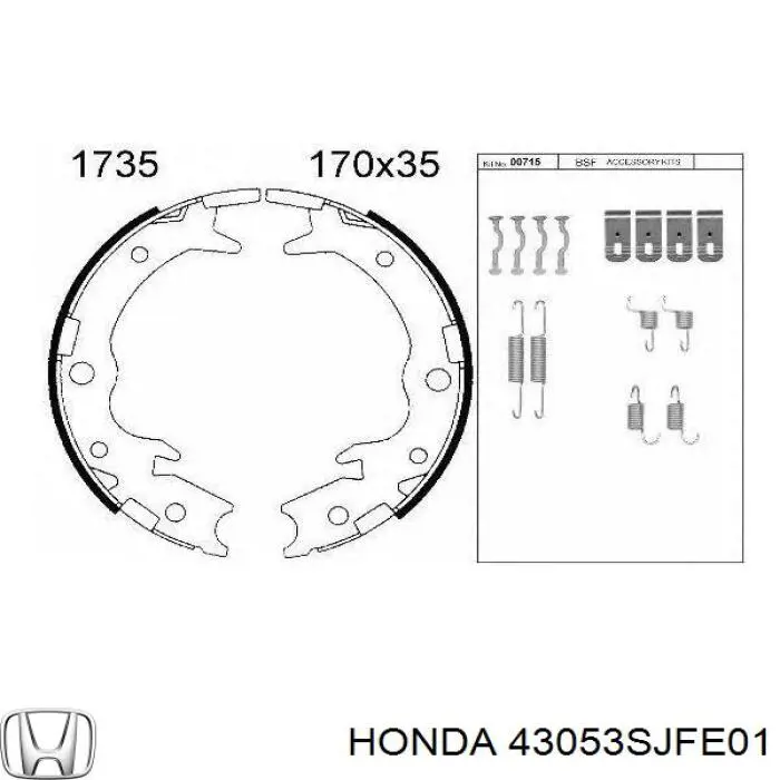 Купить 43053SJFE01 Honda 