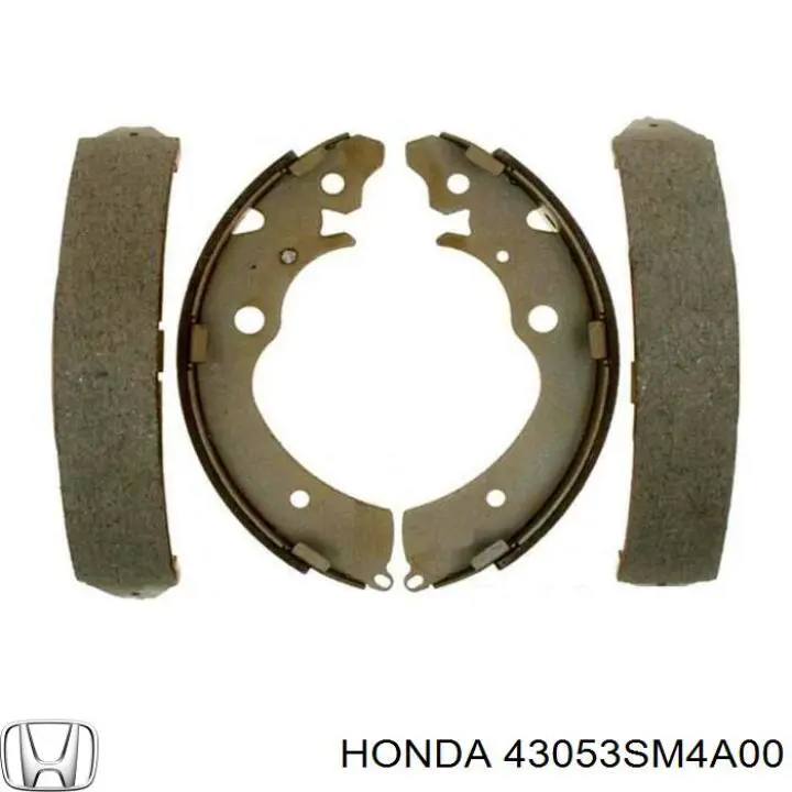 43053SM4A00 Honda задние барабанные колодки