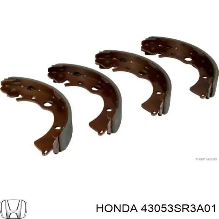 Задние барабанные колодки 43053SR3A01 Honda