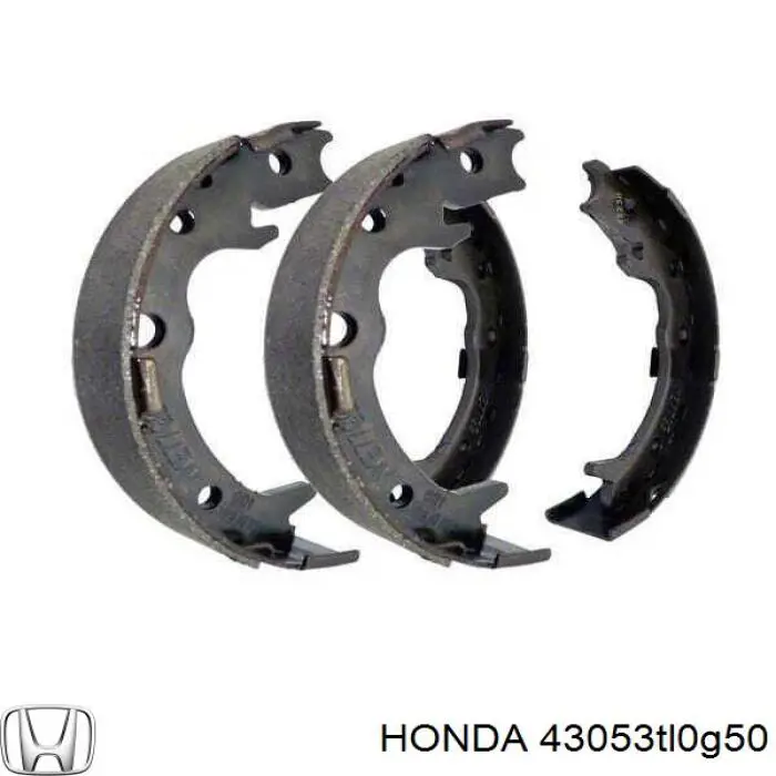 Колодки ручника (стояночного тормоза) Honda 43053TL0G50