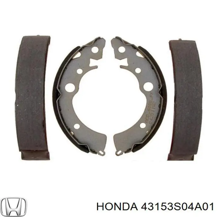 43153S04A01 Honda sapatas do freio traseiras de tambor