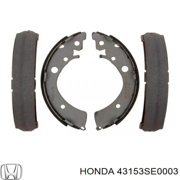43153-SE0-003 Honda колодки тормозные задние барабанные