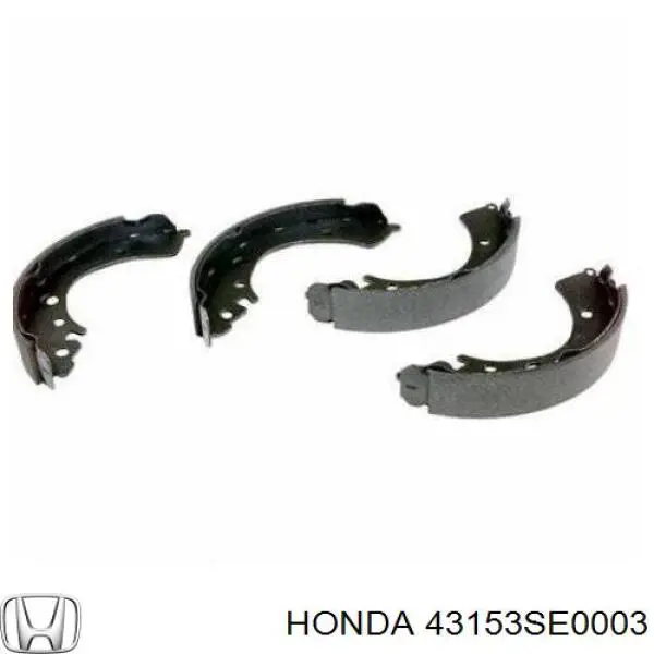 Тормоза рабочие задние ножные и тормозные барабаны Honda 43153SE0003 цена, от 15.20 USD