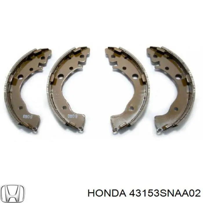 43153SNAA02 Honda Барабанные тормозные колодки