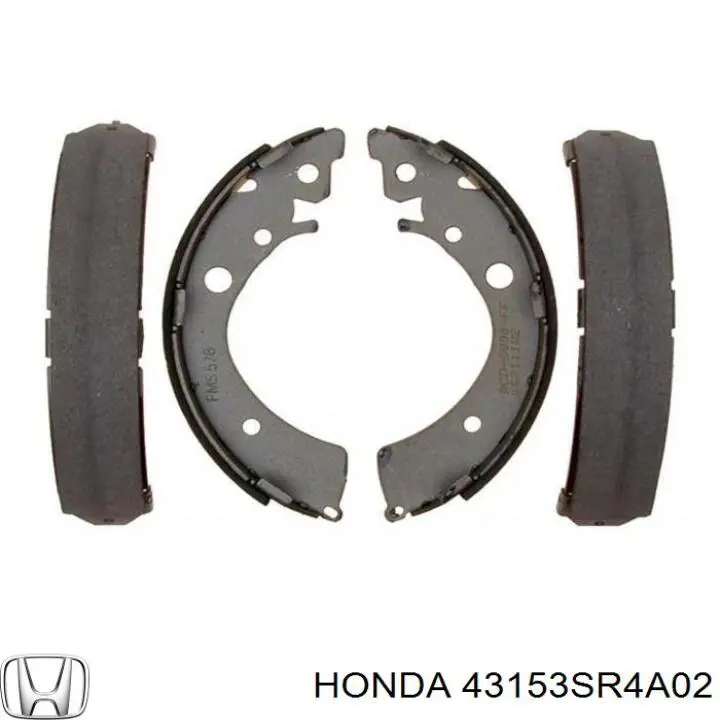 43153SR4A02 Honda колодки тормозные задние барабанные