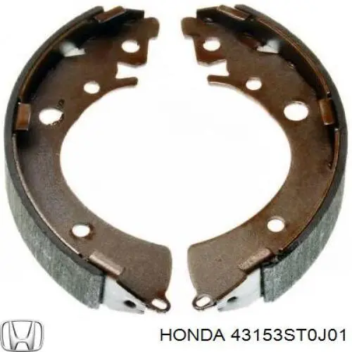 Колодки тормозные задние барабанные Honda 43153ST0J01