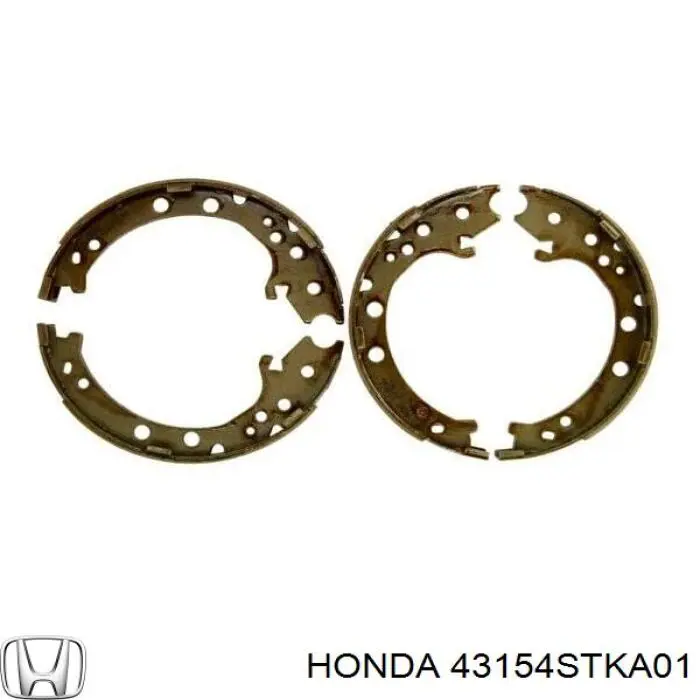 Купить 43154STKA01 Honda Колодки ручника/стояночного тормоза