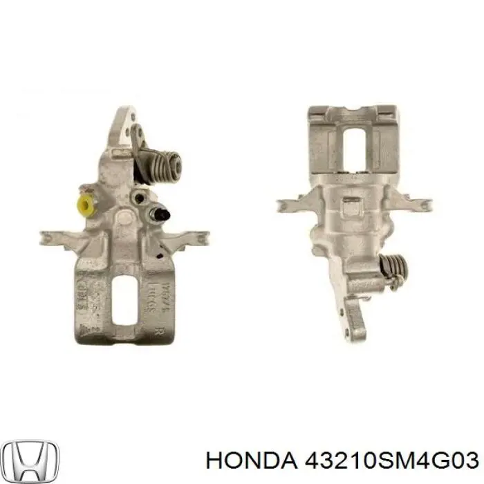 43210SM4G03 Honda суппорт тормозной задний правый