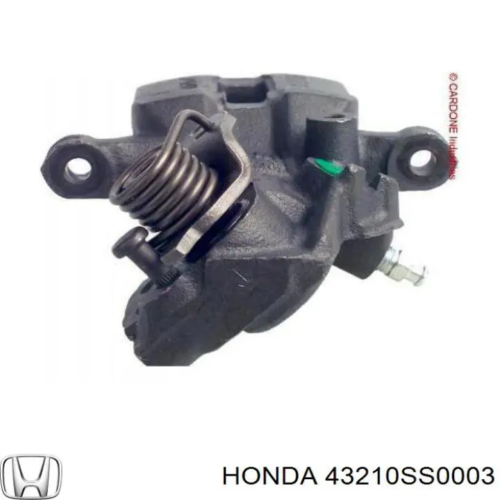 43210SS0003 Honda суппорт тормозной задний левый