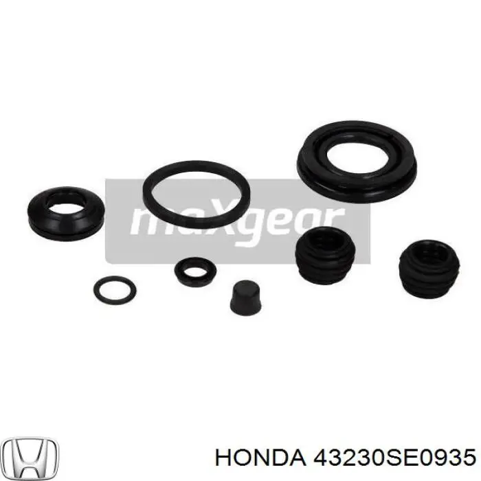 43230SE0935 Honda суппорт тормозной задний левый