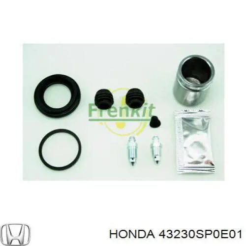Суппорт тормозной левый задний Honda 43230SP0E01