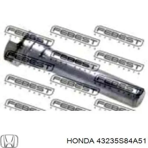 Pasador guía, pinza del freno trasera 43235S84A51 Honda